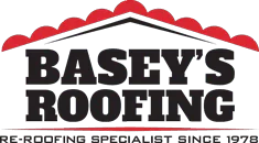 Business logo for Basey's Roofing